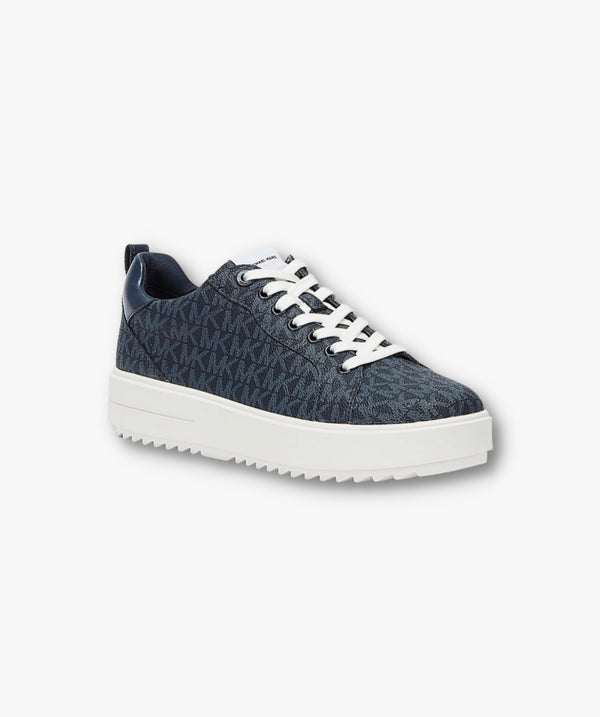 MICHAEL KORS EMMETT LACE UP WOMENS NAVY TRAINERS