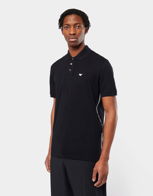 Emporio Armani TRICOLOUR TRIM POLO SHIRT