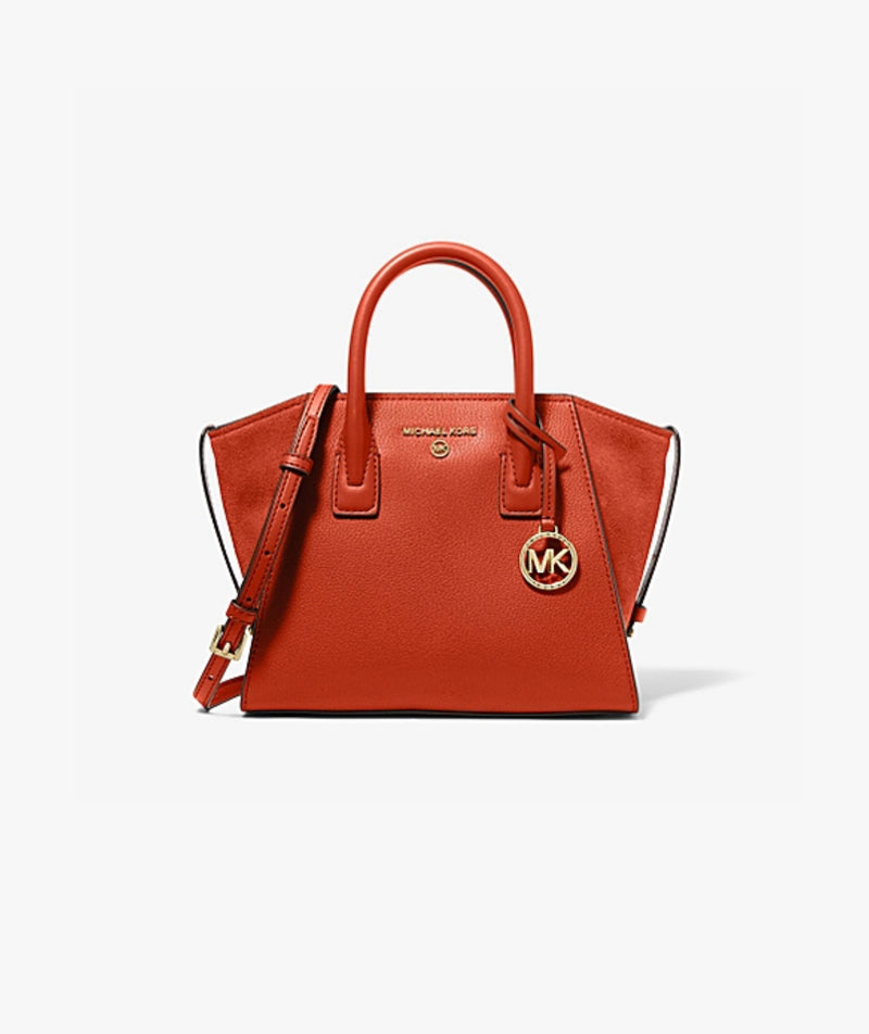 MICHAEL MICHAEL KORS Avril Small Leather Top-Zip Satchel