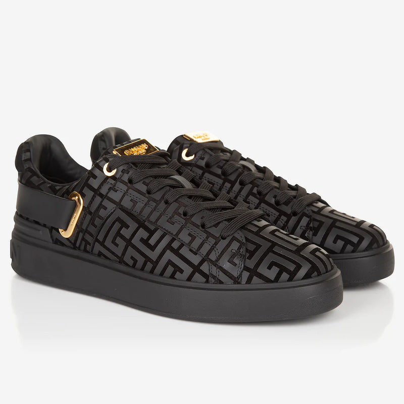 Balmain Monogram B Court Sneakers