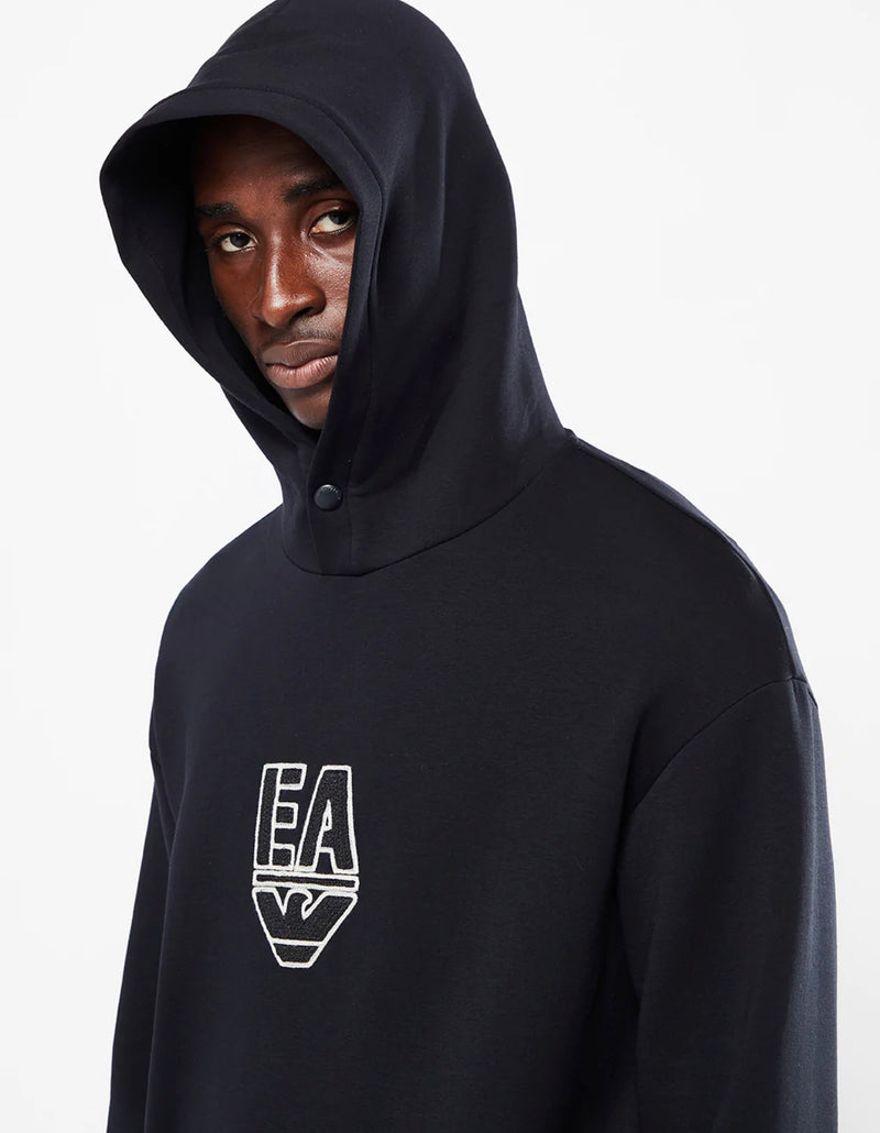 Emporio Armani LOGO JERSEY HOODIE