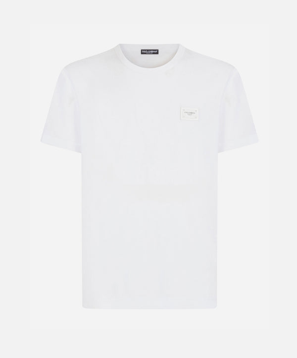 Dolce&Gabbana Cotton T-shirt with branded tag