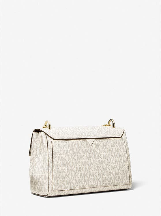 Michael Kors Lita Medium Two-Tone Logo Crossbody Bag