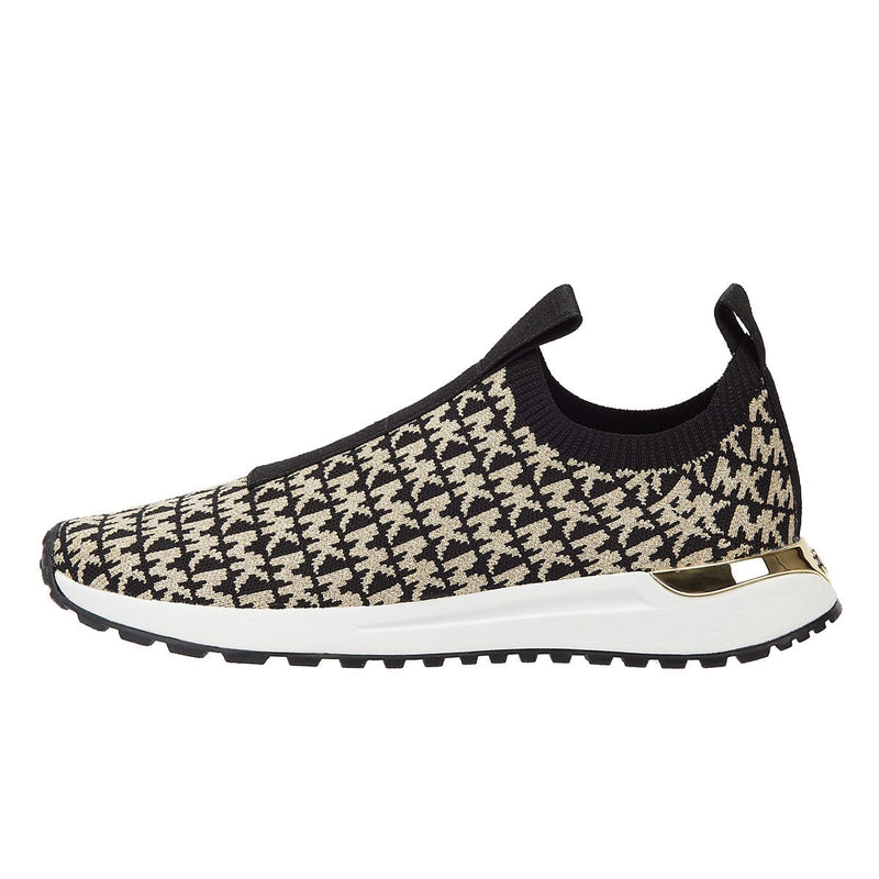 MICHAEL MICHAEL KORS Bodie Metallic Logo Jacquard Slip-On Trainer