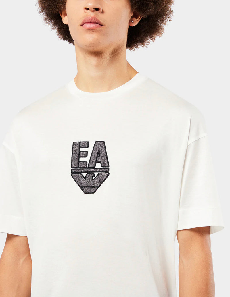 Emporio Armani LOGO-APPLIQUÉD STRETCH T-SHIRT