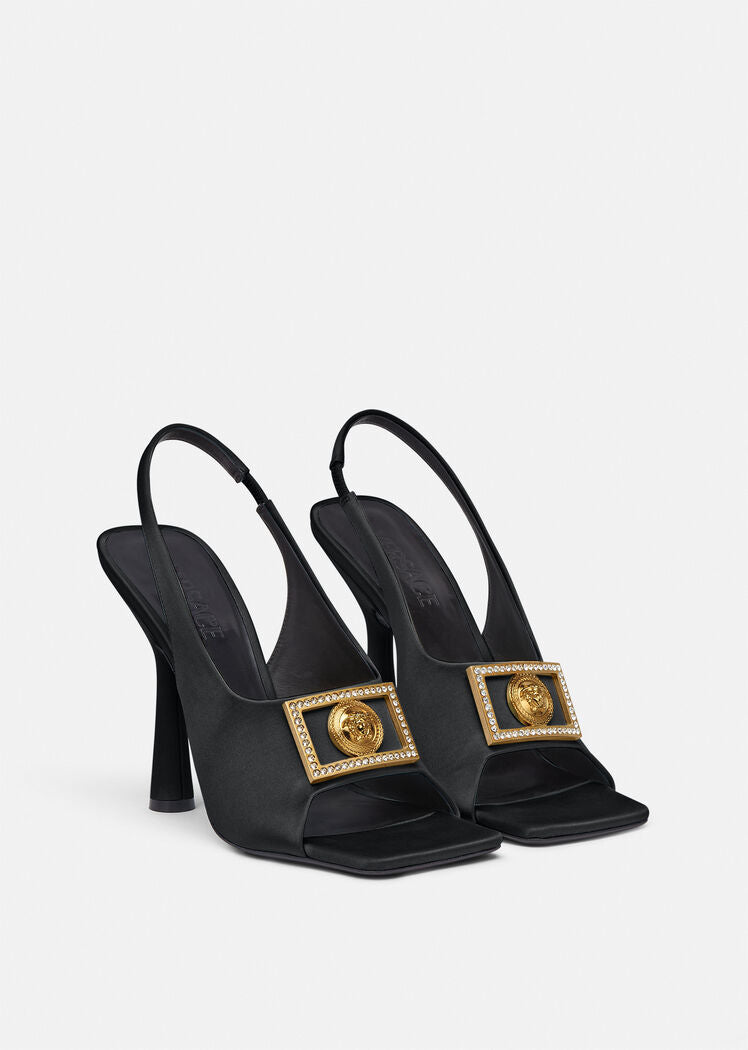 Versace MEDUSA CRYSTAL SANDALS