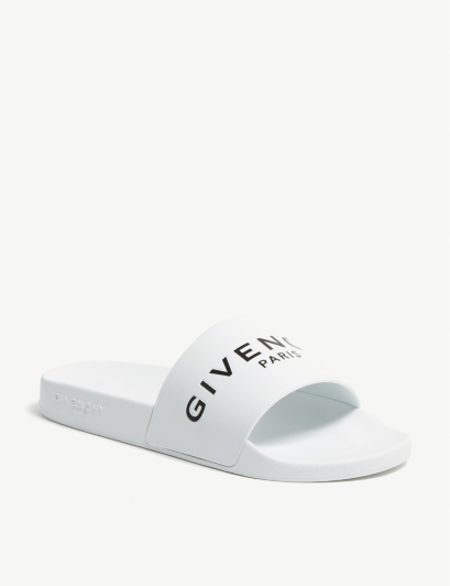 GIVENCHY Logo rubber slides