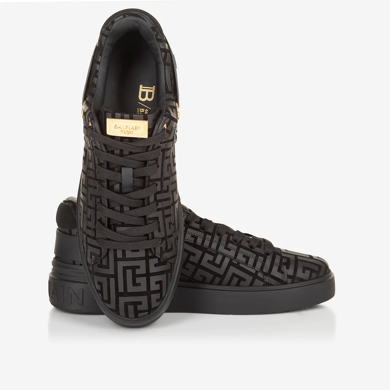 Balmain Monogram B Court Sneakers