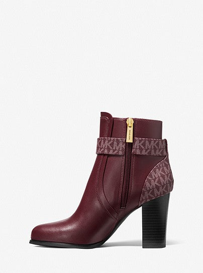 MICHAEL MICHAEL KORS Jilly Faux Leather and Logo Boot